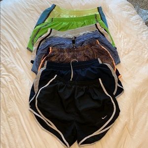 7 pairs Nike Dri-fit Shorts